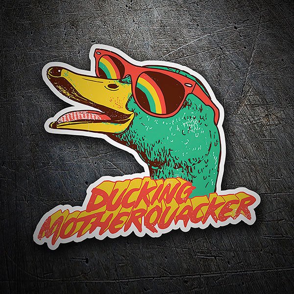 Autocollants: Ducking motherquacker