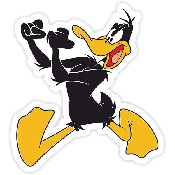 Autocollants: Daffy Duck en Action