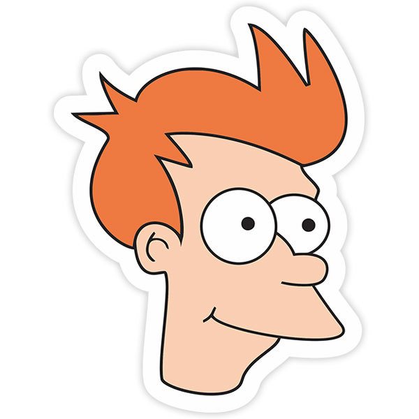 Autocollants: Philip J. Fry - Futurama