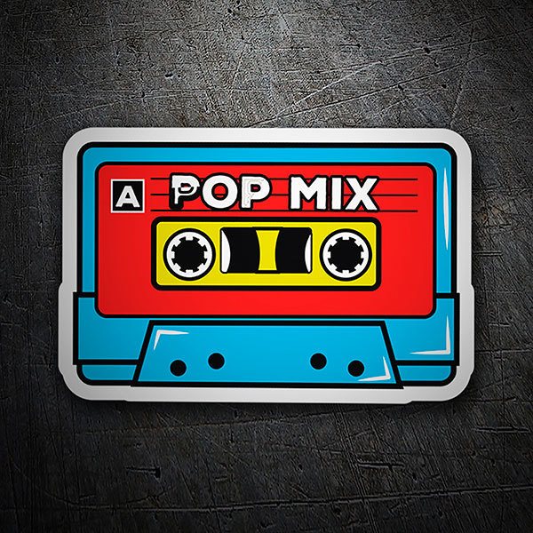 Autocollants: Cassette Pop Mix 1
