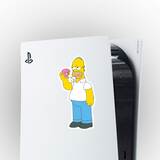 Autocollants: Homer Simpson mangeant des beignets 5