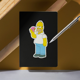 Autocollants: Homer Simpson mangeant des beignets 6