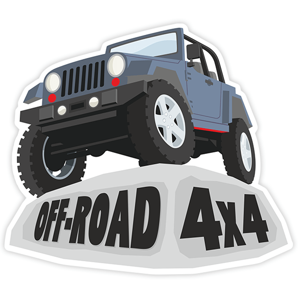 Autocollants: Off-Road 4x4