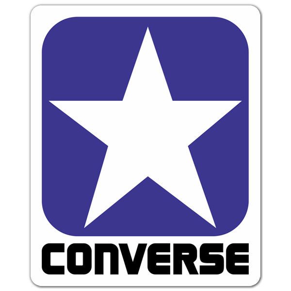 Autocollants: Converse bleu