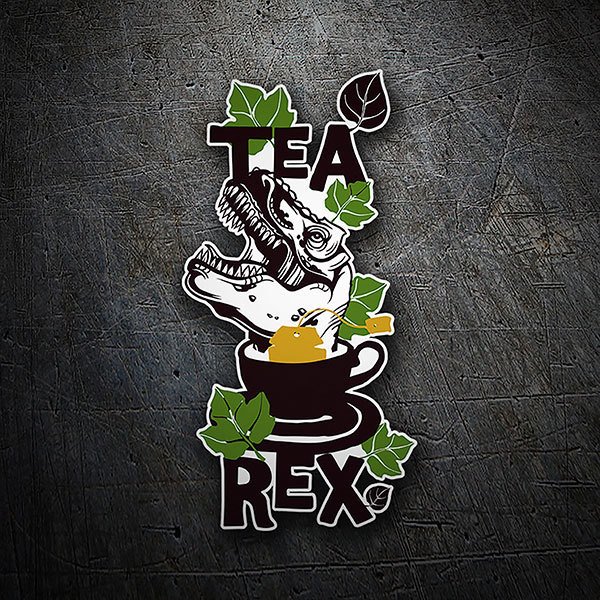 Autocollants: Tea Rex 1