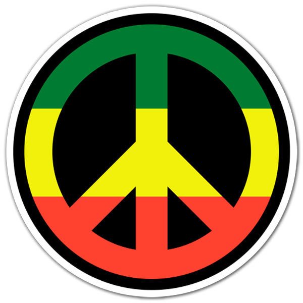 Autocollants: Paix en Jamaïque