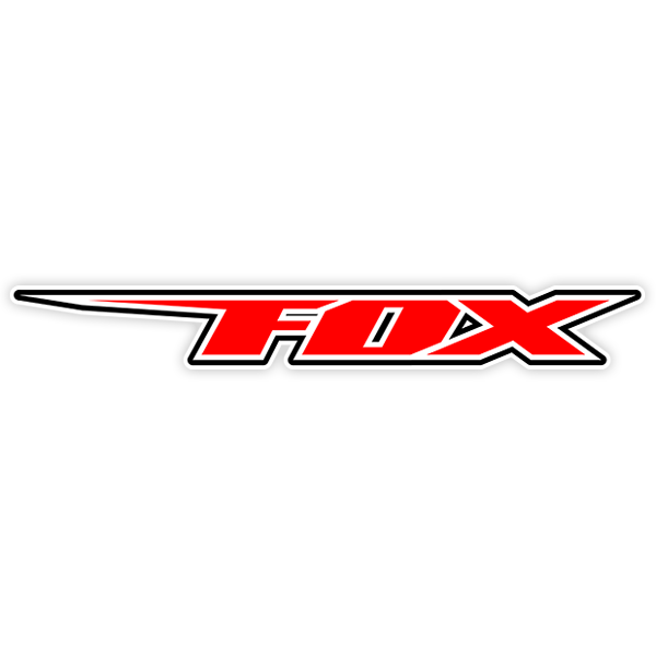 Autocollants: Logo Fox