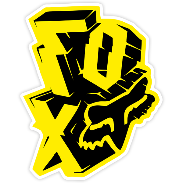 Autocollants: Logo Fox Racing