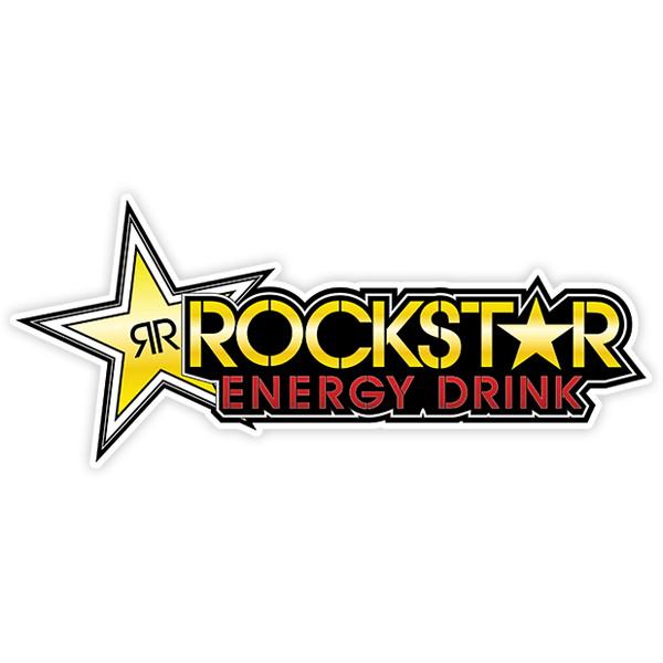 Autocollants: Classic Rockstar energy drink