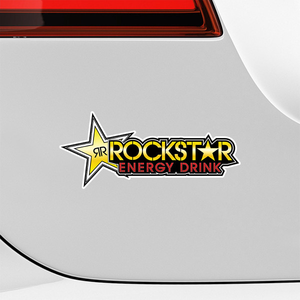 Autocollants: Classic Rockstar energy drink