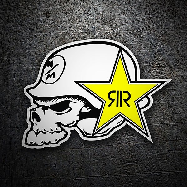 Autocollants: Logo Metal Mulisha et Rockstar