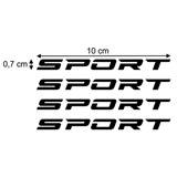 Autocollants: Set 4X Sport 3