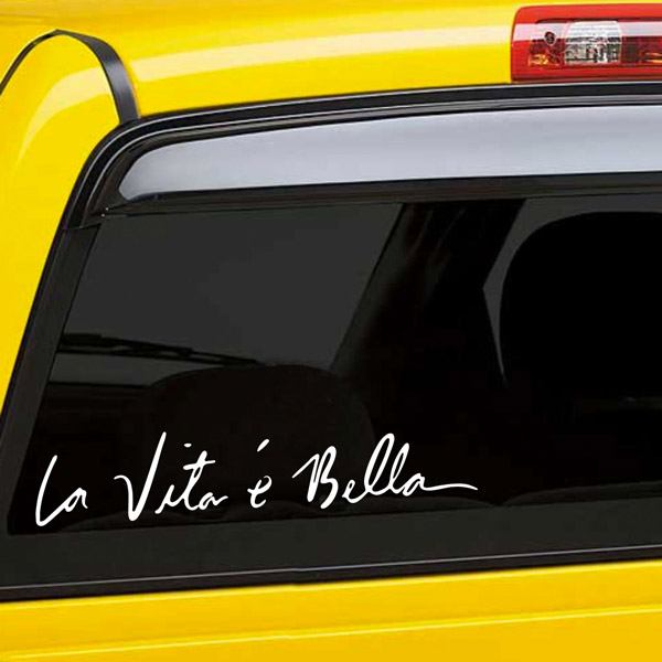 Autocollant Sticker La Vita é Bella