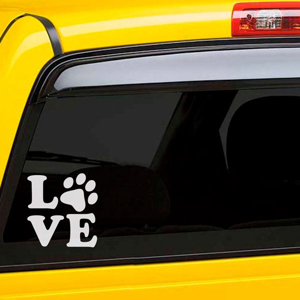 Autocollants: L'amour des chiens
