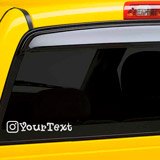 Autocollants: Voiture personnalisée Instagram 2
