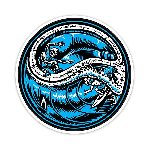 Autocollants: Santa Cruz Surf