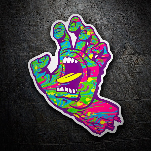Autocollants: Santa Cruz Main Multicolore