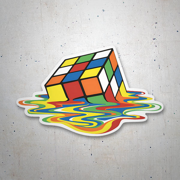 Cube de Rubik fondu 2/2