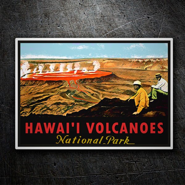 Autocollants: Hawai Volcanoes