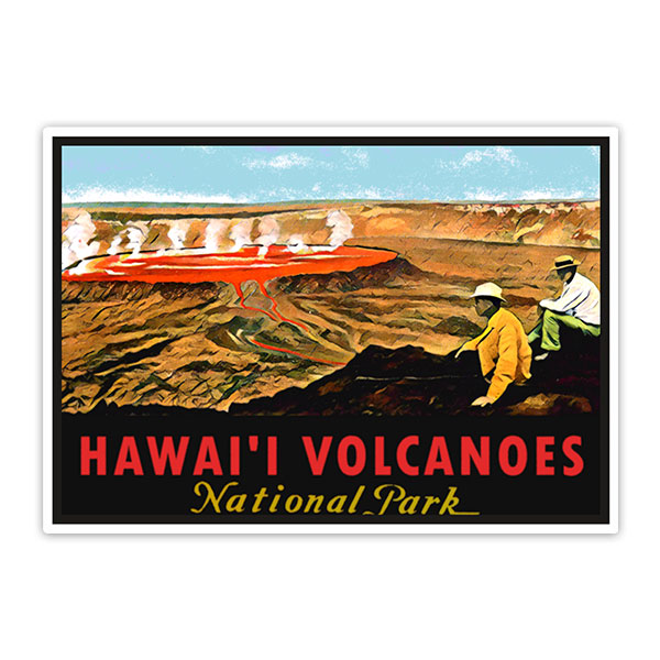 Autocollants: Hawai Volcanoes