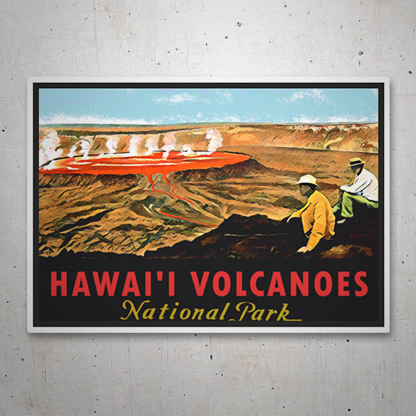 Autocollants: Hawai Volcanoes