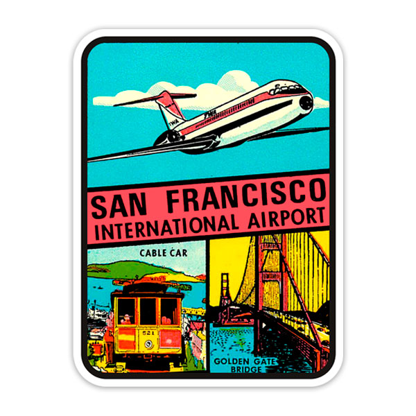 Autocollants: San Francisco International Airport