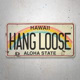 Autocollants: Hang Loose Aloha State 3