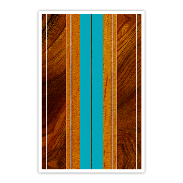 Autocollants: Texture de Planche de Surf
