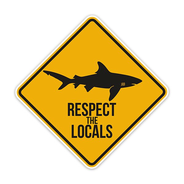 Autocollants: Respect the Locals