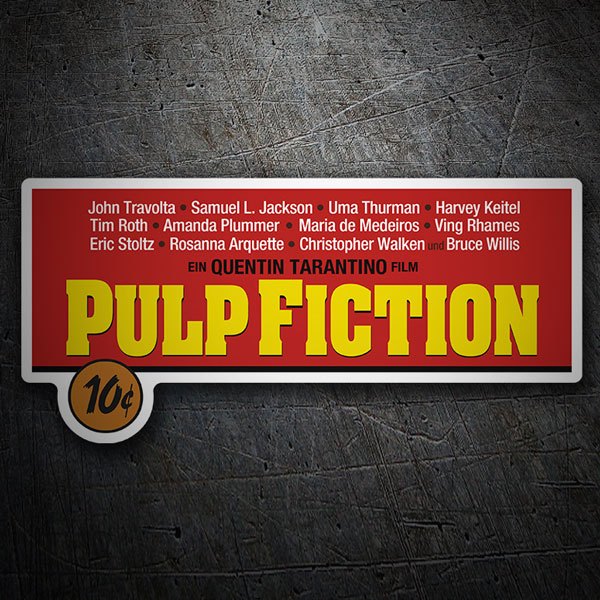 Autocollants: Pulp Fiction Reparto