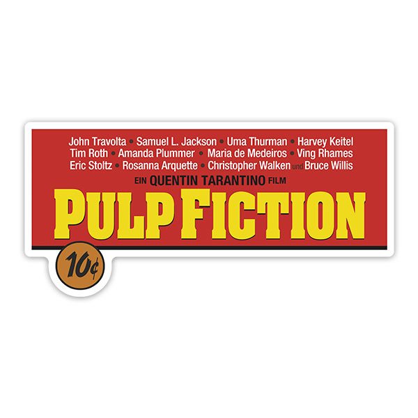 Autocollants: Pulp Fiction Reparto