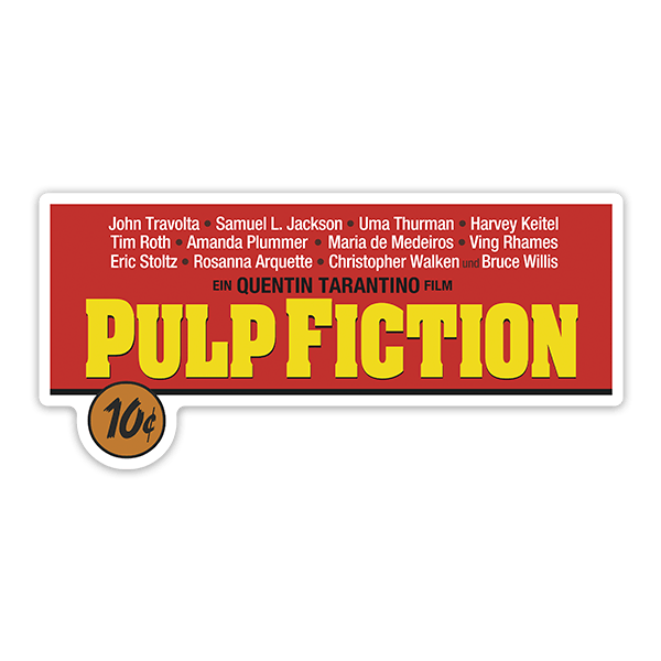 Autocollants: Pulp Fiction Reparto