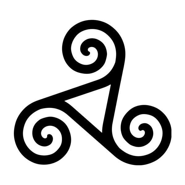 Autocollants: Trisk&egrave;le celtique