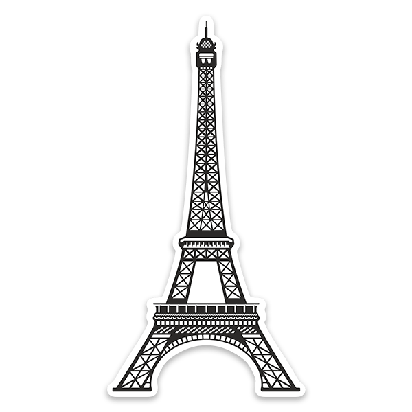 Autocollants: La Tour Eiffel à Paris 0