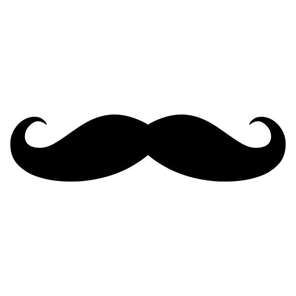 Autocollants: Moustache
