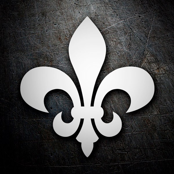 Autocollants: Emblème de la Fleur de Lis