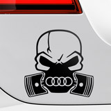 Autocollants: Crâne Audi 2