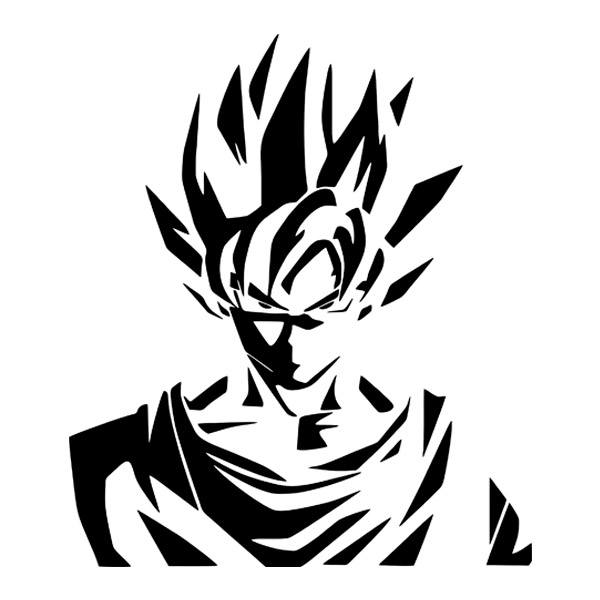 Stickers pour enfants: Dragon Ball Son Goku Shadows