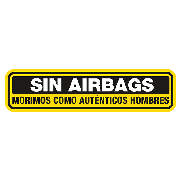 Autocollants: Pas d'airbags 0