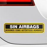 Autocollants: Pas d'airbags 3