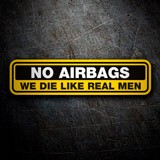Autocollants: No Airbags, en anglais 4