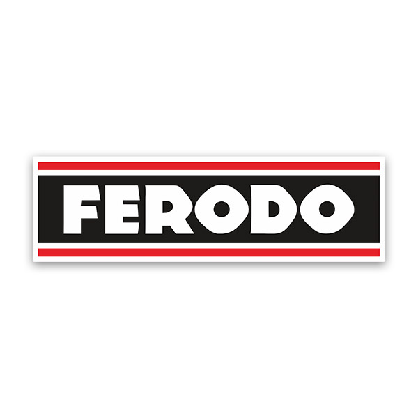 Autocollants: Logo Ferodo avec Lettres Prominentes