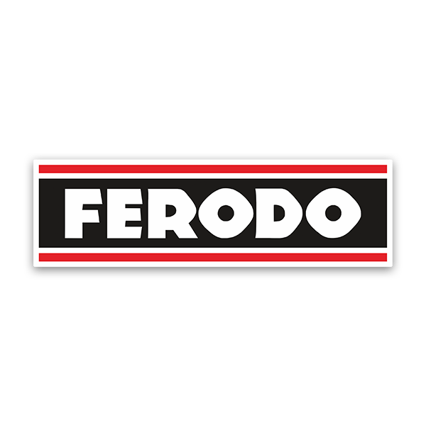Autocollants: Logo Ferodo avec Lettres Prominentes
