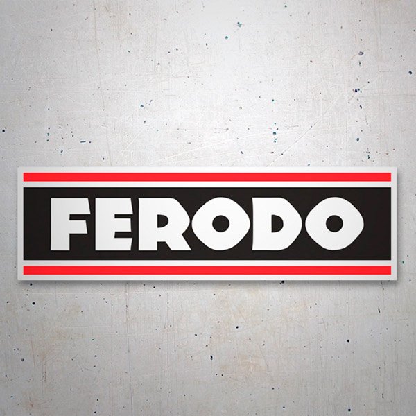 Autocollants: Logo Ferodo avec Lettres Prominentes