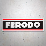 Autocollants: Logo Ferodo avec Lettres Prominentes 3