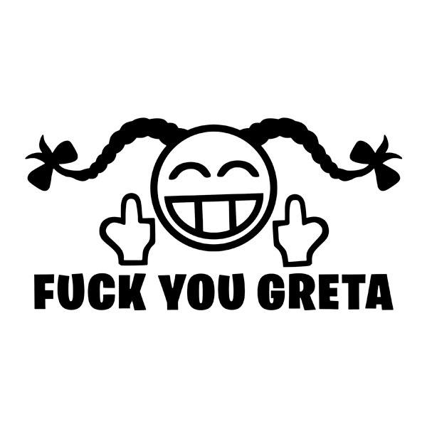 Autocollants: Fuck you Greta