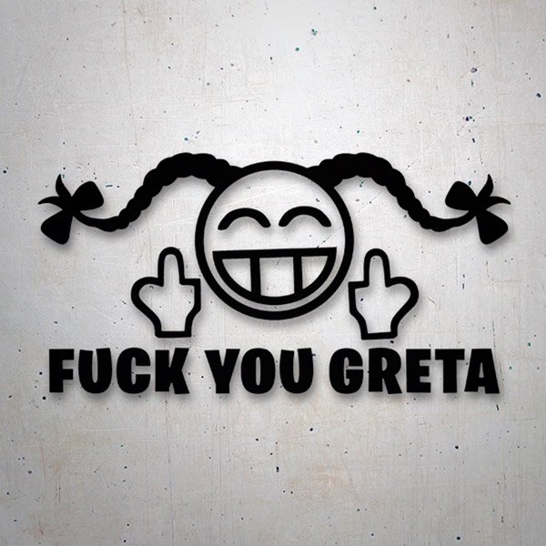 Autocollants: Fuck you Greta