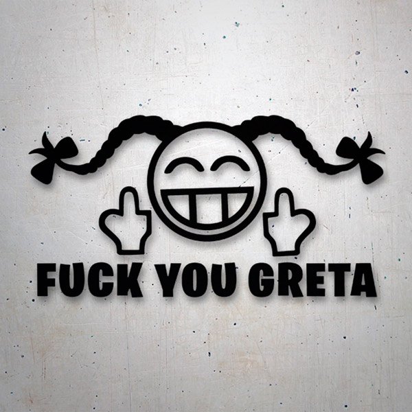 Autocollants: Fuck you Greta