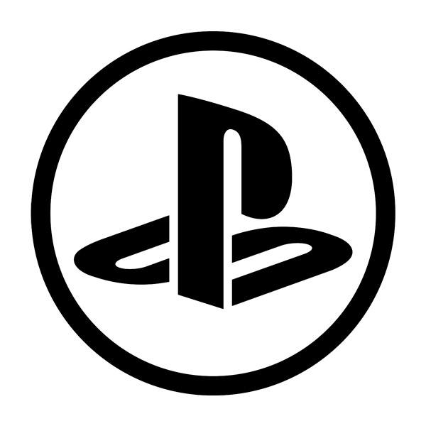 Autocollants: Play Station Cercle