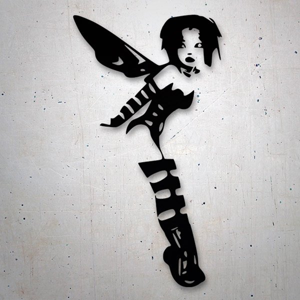 Autocollants: F&eacute;e Clochette en Vol